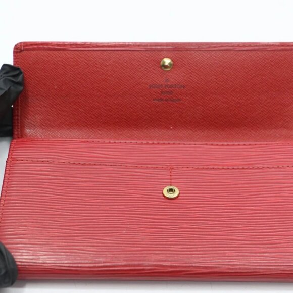 Louis Vuitton Epi Red Leather Pochette Porte-Monnaie Wallet - Picture 14 of 16